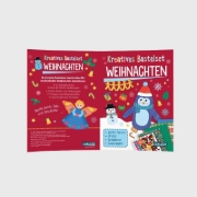 Buchcover und Innenansicht für das Buch: Bastelset für Kinder: Kreatives Bastelset: Weihnachten 2025