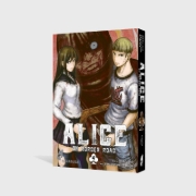Buchcover und Innenansicht für das Buch: Imawa no Michi no Alice