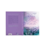Buchcover und Innenansicht für das Buch: Never Stop Fighting For Us