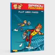 Buchcover und Innenansicht für das Buch: Spirou und Fantasio 45