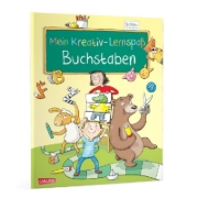 Buchcover und Innenansicht für das Buch: Schlau für die Schule: Mein Kreativ-Lernspaß: Buchstaben