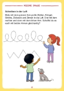 Buchcover und Innenansicht für das Buch: Schlau für die Schule: Mein bunter Motorik-Block