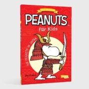 Buchcover und Innenansicht für das Buch: Peanuts für Kids - Neue Abenteuer 2: Die Peanuts in Japan