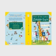 Buchcover und Innenansicht für das Buch: Schlau für die Schule: Mein dickes buntes Zahlen-Buch