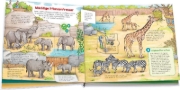 Buchcover und Innenansicht für das Buch: BOOKii® WAS IST WAS Kindergarten Komm mit in den Zoo