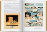 Buchcover und Innenansicht für das Buch: George Herrimans "Krazy Kat". Die kompletten Sonntagsseiten in Farbe 1935-1944