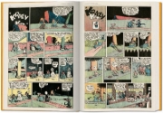 Buchcover und Innenansicht für das Buch: George Herrimans "Krazy Kat". Die kompletten Sonntagsseiten in Farbe 1935-1944