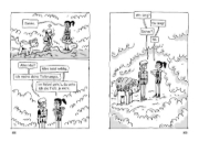 Buchcover und Innenansicht für das Buch: Alles Safe. Ein Comic-Abenteuer