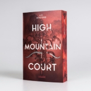 Buchcover und Innenansicht für das Buch: The Five Crowns of Okrith 1: High Mountain Court