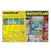 Buchcover und Innenansicht für das Buch: Marsupilami 13: Le défilé du jaguar