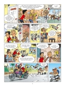 Buchcover und Innenansicht für das Buch: Marsupilami 13: Le défilé du jaguar