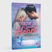 Buchcover und Innenansicht für das Buch: Throw in your Heart. Zwei Herzen, ein Team