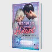Buchcover und Innenansicht für das Buch: Throw in your Heart. Zwei Herzen, ein Team