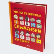 Buchcover und Innenansicht für das Buch: Hvordan er det å være voksen