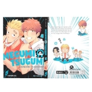 Buchcover und Innenansicht für das Buch: Megumi to Tsugumi