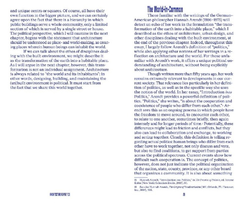 Buchcover und Innenansicht für das Buch: Space is Politics