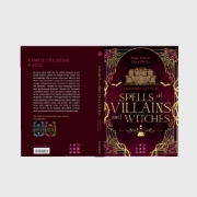 Buchcover und Innenansicht für das Buch: Spells of Villains and Witches  (Turadhs Elite 2)