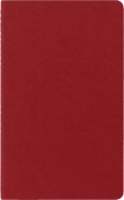 Buchcover und Innenansicht für das Buch: Moleskine Cahier Pocket Plain Red Cover L. 3er Pack