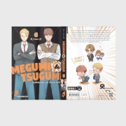 Buchcover und Innenansicht für das Buch: Megumi to Tsugumi