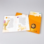 Buchcover und Innenansicht für das Buch: Yoga-Spaß für Kinder