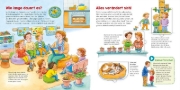 Buchcover und Innenansicht für das Buch: BOOKii® WAS IST WAS Kindergarten Entdecke die Zeit!