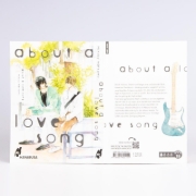 Buchcover und Innenansicht für das Buch: About a love song