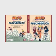 Buchcover und Innenansicht für das Buch: Naruto: Mein ninjastarkes Freundebuch