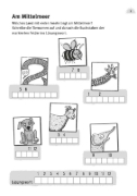 Buchcover und Innenansicht für das Buch: Rätselspaß Grundschule: Mein dicker Spaß- und Rätselblock