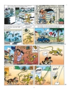 Buchcover und Innenansicht für das Buch: Marsupilami 28: Der Streifzug des Jaguars