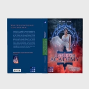 Buchcover und Innenansicht für das Buch: Silvershade Academy 2: Brennende Zukunft