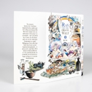 Buchcover und Innenansicht für das Buch: RAN TO HAIIRO NO SEKAI
