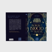 Buchcover und Innenansicht für das Buch: Bonds of Blood and Magic (Turadhs Elite 1)