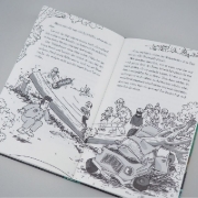 Buchcover und Innenansicht für das Buch: Ella ja kaverit menevät metsään (No. 14)