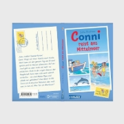 Buchcover und Innenansicht für das Buch: Conni Erzählbände: Conni reist ans Mittelmeer