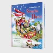 Buchcover und Innenansicht für das Buch: Weihnachten mit Santa Haas