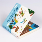 Buchcover und Innenansicht für das Buch: Kakadu und Kolibri fahren eine Runde ... Ski!