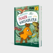 Buchcover und Innenansicht für das Buch: Frag doch mal ... die Maus: Die wichtigsten Fragen zu Dinosauriern