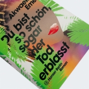 Buchcover und Innenansicht für das Buch: YOU MADE A FOOL OF DEATH WITH YOUR BEAUTY