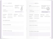 Buchcover und Innenansicht für das Buch: Babyplaner