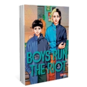 Buchcover und Innenansicht für das Buch: Boys Run the Riot