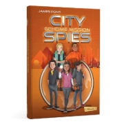 Buchcover und Innenansicht für das Buch: City of the Dead (City Spies Book 4)