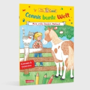 Buchcover und Innenansicht für das Buch: Conni Gelbe Reihe (Beschäftigungsbuch): Connis bunte Welt