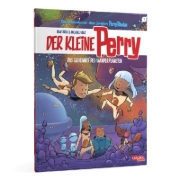 Buchcover und Innenansicht für das Buch: Der kleine Perry 1: Das Geheimnis des Wanderplaneten