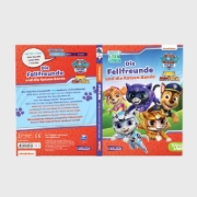 Buchcover und Innenansicht für das Buch: PAW Patrol Erstlesebuch: Die Fellfreunde und die Katzen-Bande