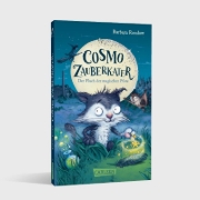 Buchcover und Innenansicht für das Buch: Cosmo Zauberkater 1: Der Fluch der magischen Pfote