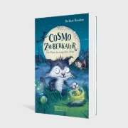 Buchcover und Innenansicht für das Buch: Cosmo Zauberkater 1: Der Fluch der magischen Pfote