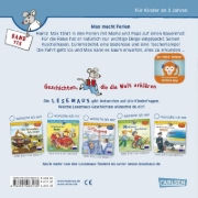 Buchcover und Innenansicht für das Buch: LESEMAUS 113: Max macht Ferien