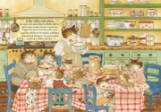 Buchcover und Innenansicht für das Buch: Weihnachten bei Familie Schnurr