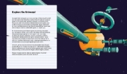 Buchcover und Innenansicht für das Buch: Exploring Space