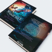 Buchcover und Innenansicht für das Buch: Maggie Blue and the Dark World